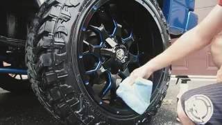 Wheel Shine Application for Painted Wheels [upl. by Etnauq]