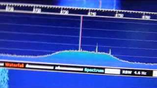 teste sdr panadapter ts 570 [upl. by Schick]