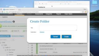 Organizing Folders in ExamSoft [upl. by Otreblig]