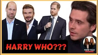 TWiN TALK Brooklyn Beckham has no love for Harry amp Meghan [upl. by Tlevesoor]