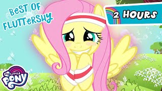 My Little Pony Friendship is Magic  FLUTTERSHY  BEST Episodes  2 Hours [upl. by Yrral]