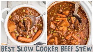 The Best Slow Cooker Beef Stew [upl. by Weingarten212]