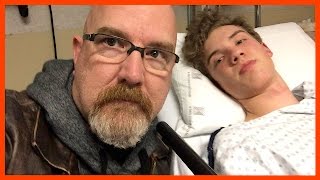 BEN IN HOSPITAL WITH A PUNCTURED LUNG  Kens Vlog 594 [upl. by Nagoh]