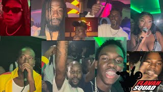 Popcaan at Skillibeng album launch NajeeriiiNatebadzRajah Wild Life Gyptian [upl. by Zarihs]