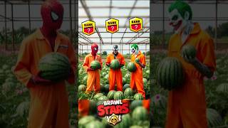 Brawlstar Rank 28 💪 Prison watermelon 🍉 Artist 🎯spiderman brawlstars marvel dc avengers [upl. by Barstow343]