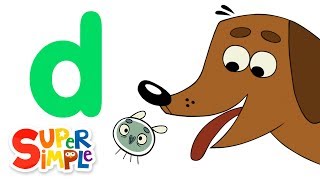 The Letter D  Learn The Alphabet  Super Simple ABCs [upl. by Gothurd]