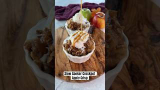 Slow Cooker Crockpot Apple Crisp [upl. by Dareece]