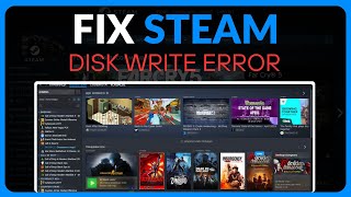 How To Fix Disk Write Error on Steam  Full Guide 2024 [upl. by Shutz686]