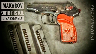 Makarov Pistol 9x18mm Review amp Disassembly [upl. by Broucek]