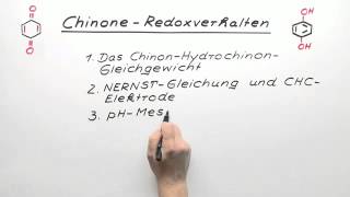 Chinone  Redoxverhalten  Chemie  Physikalische Chemie [upl. by Imoyik553]