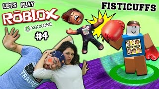 Lets Play ROBLOX 4 FISTICUFFS Momma Will Knock You Out FGTEEV Xbox One Gameplay [upl. by Carson993]