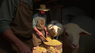 🐑🌿Preparing Feed for My Sheep🐑 [upl. by Devitt]