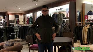 BARBOUR Wachsjacke Ogston oliv [upl. by Yraccaz867]