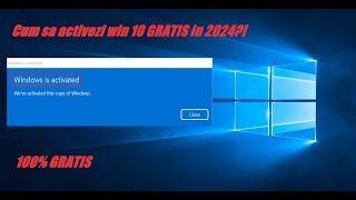 Cum Sa Activezi Windows 10 GRATIS In 2024 [upl. by Cromwell]