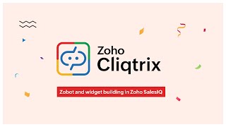 Cliqtrix25  An overview of Zoho SalesIQ Platform  Getting Started Videos [upl. by Centonze]