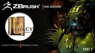 ZBrush Presentation with Legacy Effects Part 3 [upl. by Yntrok]