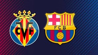 Villarreal vs Barcelona final match 🔥🔥 [upl. by Novyad]