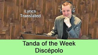 Tango tanda with Discépolo and singer Tania complemented with OTV [upl. by Veator]