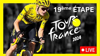 🔵⚪️🔴 TOUR DE FRANCE 2024  19ème ÉTAPE  EMBRUN  ISOLA 2000 145km  🔥LIVETDF [upl. by Nodnarg]