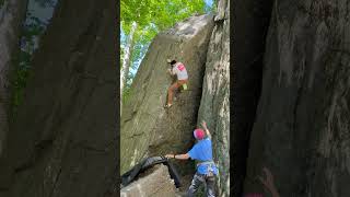 Carderock MD bouldering Buckets of Blood V7 [upl. by Iyre]