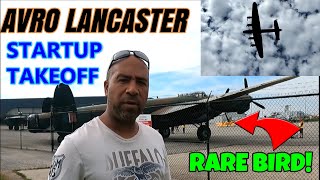 AVRO LANCASTER BOMBER ENGINE STARTUP amp TAKEOFF  CANADIAN WARPLANE HERITAGE MUSEUM [upl. by Morven]