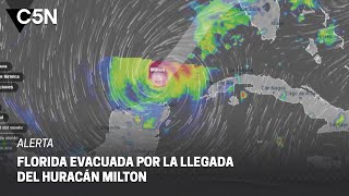 PREOCUPACIÓN así avanza el HURACÁN quotMILTONquot en FLORIDA [upl. by Buseck216]