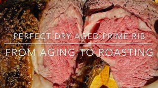 How to Age amp Roast Prime Rib from start to finish 30 day aged prime rib for the Holidays [upl. by Ly]