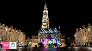 French Christmas Market in Arras  Northern France [upl. by Hnao]