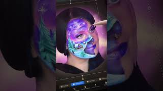 DIY Profilbild Tutorial mit Procreate fy procreate tutorial profilbild makeup procreateart [upl. by Stickney]