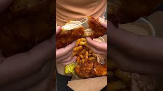 Glazed Chicken Tenders With House Sauce shorts viral chickentenders chicken [upl. by Sanfo436]