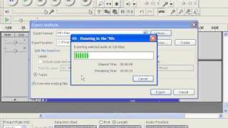 How to Converting Multiple Audio Files in Audacity  FLAC to MP3 w Annotations [upl. by Atnohsal]