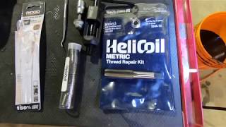 Helicoil  VW Bus  Type 4 Drain Plug Repair [upl. by Wenger]