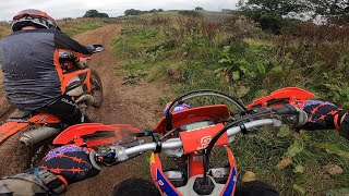 Beta 200 RR ● GasGas EC 250 F ● Betley Farm Practise Track [upl. by Volnak995]