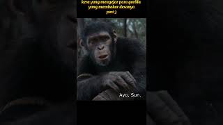 Kera yang mengejar para gorilla yang telah membakar desanya part 3alur cerita film [upl. by Enyrehtac388]