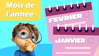 APPRENDRE Les MOIS de lANNEE  Janvier Février    VOCABULAIRE pour enfants [upl. by Jahdal]