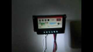 Single Solar Panel Part 2 Setting up a 10amp Charge Controller [upl. by Nala872]