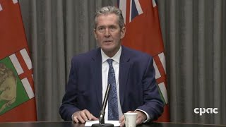 Manitoba Premier Brian Pallister provides COVID19 update – April 13 2020 [upl. by Ellard]