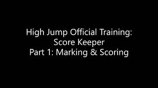 05 Score Keeper Pt 1 Marking amp Scoring [upl. by Lapham]