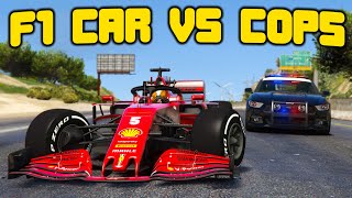 F1 Car Robs Banks In GTA 5 RP [upl. by Acisseg273]