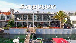 47500000 California Waterfront Mansion With Boats [upl. by Nadbus372]