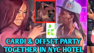 Cardi B amp Offset CAPTURED PARTYING Together at NYC Club Amid BITTER DIVORCE SCANDAL [upl. by Naic]