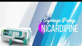 Cara menghitung dosis Nicardipin syringe pump [upl. by Bonita101]