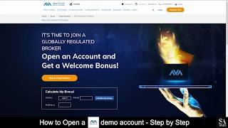 How to Open an Avatrade Demo Account  A Step By Step Guide for Beginners [upl. by Salakcin]