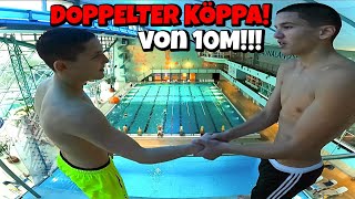 INDOOR 10M TURMSPRINGEN mit CENGIZ amp seinen FRIENDS😱💥 [upl. by Eiramaneet990]