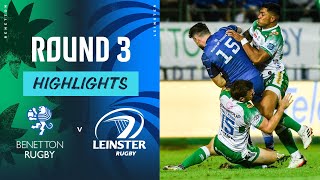 Benetton v Leinster  Highlights  Round 3  URC 202425 [upl. by Vicki]