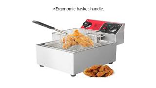 Special Discount on Weanas Electric Deep Fryer with Basket 1500W Deep Fryer with Timer Stainle [upl. by Norrag]