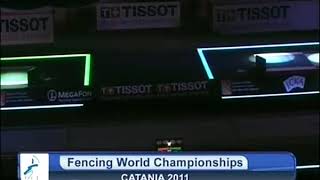 Fencing World Championships 2011  Catania Italy  day6 [upl. by Aizan]