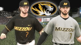 MIZZOU TIGERS Jerseys in MLB The Show 24  Missouri Tigers Uniform Tutorial [upl. by Abercromby]