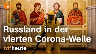 Niedrige Impfquote viele Neuinfektionen Corona in Russland  auslandsjournal [upl. by Winser]