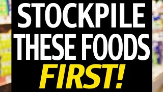 10 Emergency Foods To Stockpile FIRST Do It NOW [upl. by Creight209]